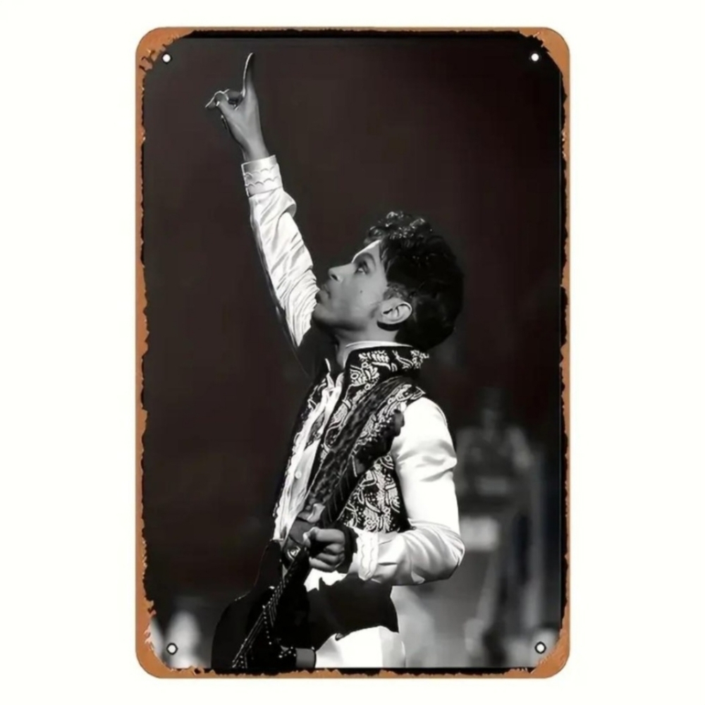 Boutique Prince The Artist Tin Sign 🖤